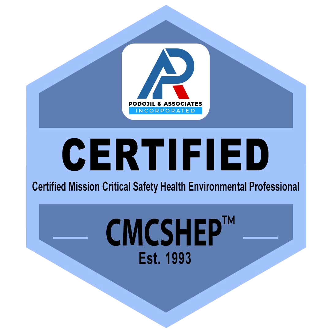 Certified Mission Critical Safety, Health, Environmental Professional (CMCSHEP) Badge